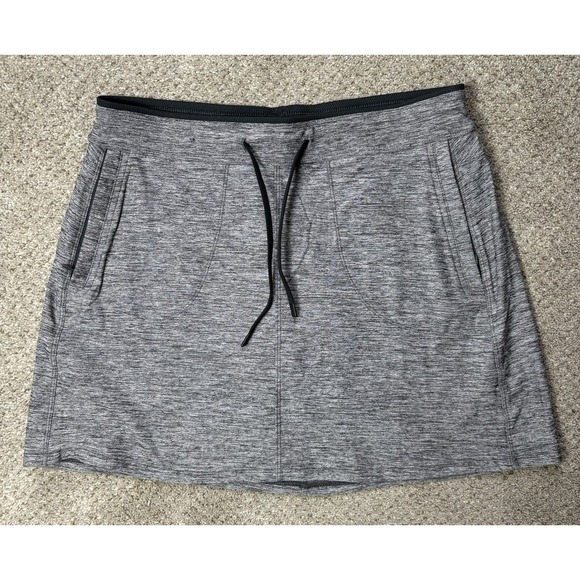 Kuhl Pants - Kuhl Women's Small Revivr Pull On Skort Heathered Gray Golf Pickleball Tennis